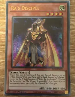 Ra's Disciple - BLAR-EN076 - Ultra Rare - 1st Edition - Yugioh - Image 1
