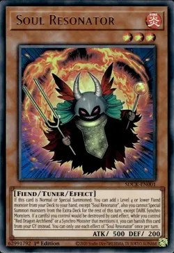 Soul Resonator - Ultra Rare 1st Edition SDCK-EN001 - NM - YuGiOh - Image 1