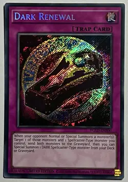 Dark Renewal YGLD-ENB00 (NM) Limited Edition Secret Rare 2020 YuGiOh! Card TCG - Image 1