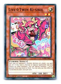 Live Twin Ki-sikil - GEIM-EN013 - Super Rare - 1st Edition Yugioh - Image 1
