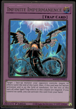 Yu-Gi-Oh! TCG | Infinite Impermanence | Yugioh MAGO-EN052 - Image 1