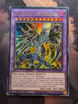 Yugioh Cyberdark End Dragon SDCS-EN044 Ultra Rare 1st Edition - Image 1