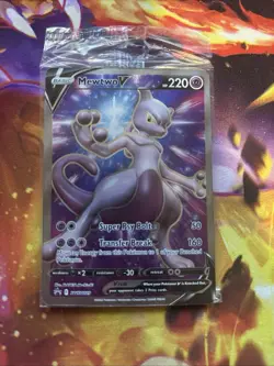 Pokemon Mewtwo V SWSH229 Sword & Shield Promo Holo Card - Image 1