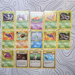 Pokemon TGC 1st Edition Fossil, rocket X14 Card Bundle joblot WOTC Vintage LP MP - Image 1