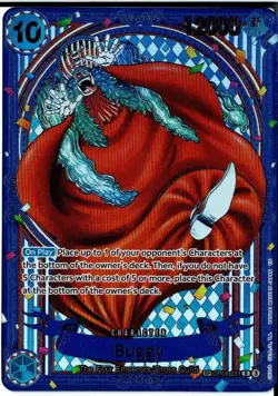 Buggy SP Silver OP09-051 / OP14 One Piece Card Game English NM - Image 2