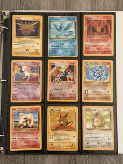 Old Pokemon Cards VINTAGE Rare Collection binder Holo WOTC 1999 & 2000s Era Lot - Image 1