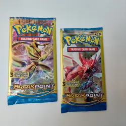 XY Breakpoint 2x 3 Card Booster Packs Pokemon TCG Brand New Sealed - Image 1
