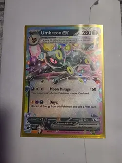 Pokemon TCG Umbreon EX 060/131 Double Rare Holo Card Prismatic Evolutions - Image 1