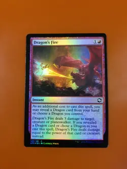 1x Dragon's Fire | FOIL | Forgotten Realms | MTG Magic Cards - Image 3