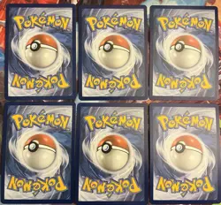 Pokemon TCG Crown Zenith Textured Energy 6 Card Holo Lot Water Fire Grass - Image 2