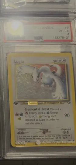 Lugia First Edition PSA 4 Pokemon Card Neo Genesis - Image 1