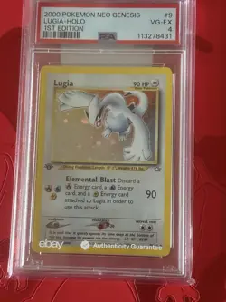 Lugia First Edition PSA 4 Pokemon Card Neo Genesis - Image 3