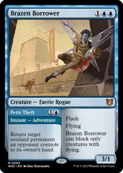 MTG - Brazen Borrower - Commander: Wilds of Eldraine - Light Play - Normal - Image 1