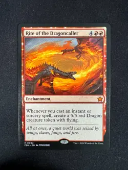 Rite of the Dragoncaller - Foundations (Magic/MTG) - Image 1