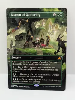 Season of Gathering - Bloomburrow - Mythic - Borderless - Sorcery - BLB 286 - - Image 1