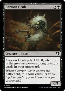 MTG CARRION GRUB FOIL EXC - LARVA DELLE CAROGNE 143 - CMM - MAGIC - Image 1