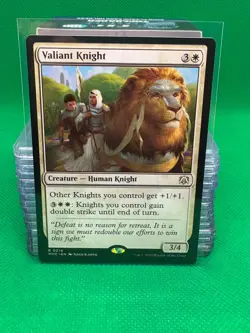 MTG - VALIANT KNIGHT - March of the Machine Com (R) - Image 1