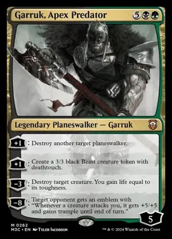 NM Garruk, Apex Predator, MTG, Modern Horizons 3, Magic the Gathering, 262 - Image 1