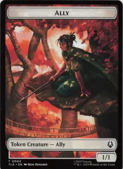 Ally (0004) // Clue (0015) Double-Sided Token T Avatar: The Last Airbender NM - Image 1