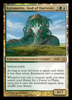 MTG KARAMETRA, GOD OF HARVESTS EXC - KARAMETRA, DEA DEI RACCOLTI - BNG - MAGIC - Image 1