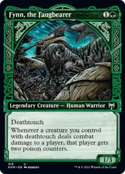 Fynn, the Fangbearer (Showcase) FOIL Kaldheim NM Uncommon Showcase CARD ABUGames - Image 1