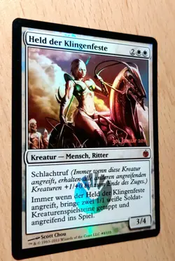 Mtg Magic: # FOIL # Held der Klingenfeste, Hero of Bladehold, DEUTSCH Nearmint - Image 3