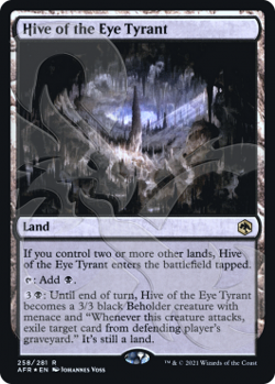 Magic MTG - Hive of the Eye Tyrant - MINT/NMINT - EN - FOIL - Image 1