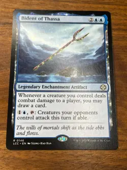 1x BIDENT OF THASSA - Commander - MTG - Magic the Gathering - Image 1