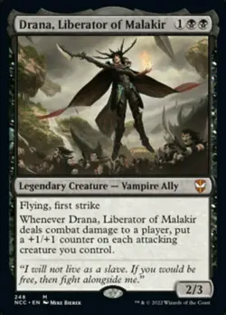1x DRANA, LIBERATOR OF MALAKIR - Commander - MTG - Magic the Gathering - Image 1
