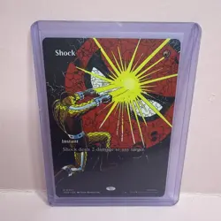 Shock Borderless - N/M - Spider Man - MTG Magic The Gathering Card - Image 1