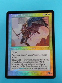 Magic The Gathering Odyssey - WAYWARD ANGEL - Creature Rare FOIL NM - Image 1
