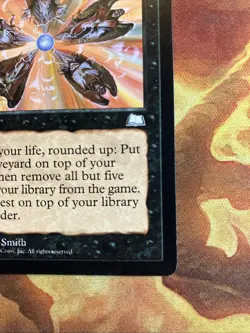 MTG Doomsday Weatherlight Near-Mint Condition Black Rare Sorcery Vintage!! - Image 5