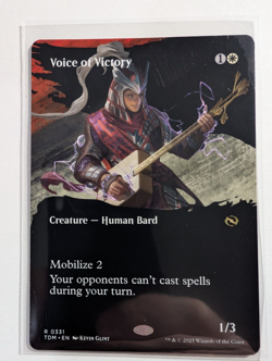 Voice of Victory Borderless Tarkir: Dragonstorm Regular MTG 331 - Image 1