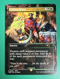 1 X Culling Ritual #0001 MTG Final Fantasy PROMO Borderless Non Foil NM English - Image 1