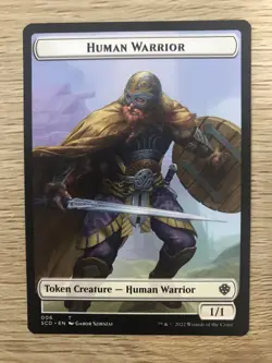 Insect / Human Warrior Token MTG Magic Gathering Card NM Starter Commander SCD - Image 2