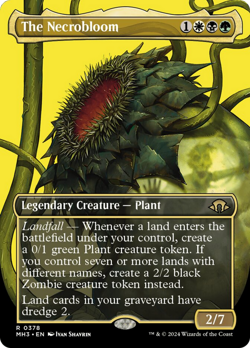 The Necrobloom (Borderless) [Modern Horizons 3] - Image 1