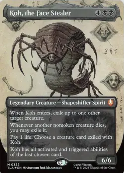 Koh, the Face Stealer (Borderless) - FOIL - M Avatar: The Last Airbender 322 - M - Image 1
