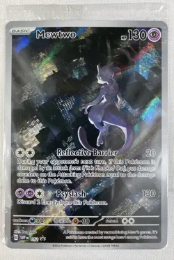 SEALED MEWTWO SVP 052 Scarlet Violet 151 Promo Illustration Rare Pokemon Card - Image 1