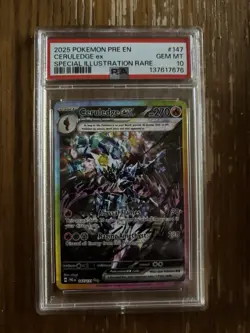 Pokemon Ceruledge ex 147/131 Sv: Prismatic Evolutions Holo PSA 10 Gem Mint - Image 1