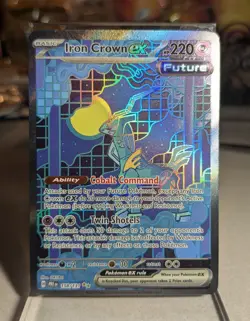 Iron Crown ex 158/131 PRE Prismatic Evolutions Special Illustration Pokemon NM - Image 1