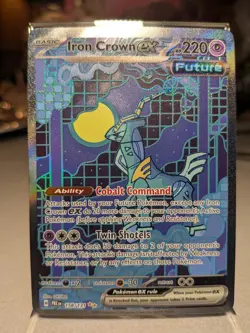 Iron Crown ex 158/131 PRE Prismatic Evolutions Special Illustration Pokemon NM - Image 4