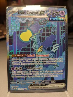 Iron Crown ex 158/131 PRE Prismatic Evolutions Special Illustration Pokemon NM - Image 5