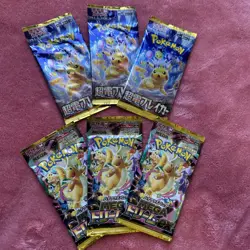 (6) Pokemon Packs! 3 Super Electric Breaker (SV8) & 3 Mega Dream ex booster New - Image 1