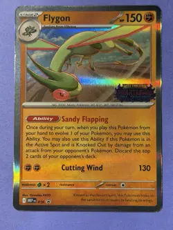 Pokemon Flygon MEP016 Black Star Pre-Release Promo Phantasmal Flames Holo - NM - Image 1