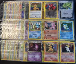 Lot of 90 ALL HOLO Vintage Pokemon Card Binder Collection - Image 1