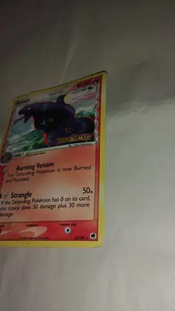 Pokemon Arbok EX Dragon Frontiers Stamped Reverse Holo Rare 13/101 2006 LP - Image 2
