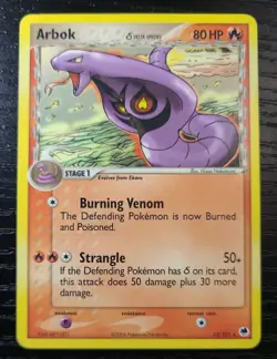 Arbok 13/101 - EX Dragon Frontiers- delta species Rare non-holo - Pokemon TCG - Image 1