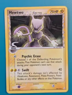 2006 Pokemon EX Holon Phantoms Mewtwo Delta Species #24/110 HP - Image 1