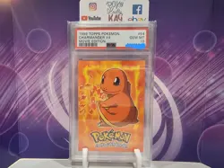 PSA GEM MINT 10 1999 TOPPS Pokemon Charmander #4 #E4 Movie Edition - Image 1