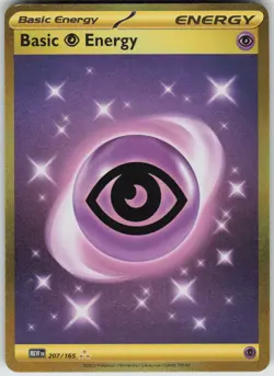Pokemon Basic Psychic Energy - 207/165 SV: Scarlet & Violet 151 Hyper Rare NM - Image 1